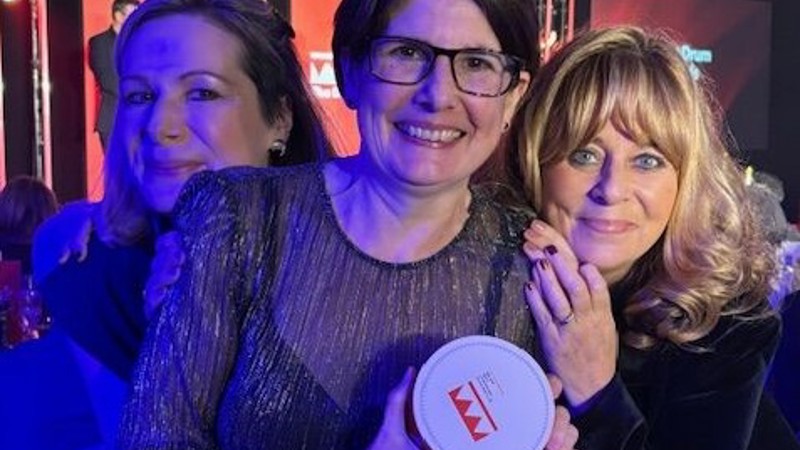 Weightmans See The Possibility Award Sarah-Jane Howitt, with Dawn Paine celebrating